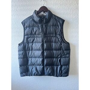 RLX Ralph Lauren Puffer Vest Black Full Zip Down Fill Mens XXL TTG Gorpcore Camp